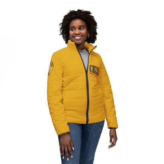 Kansas City Chiefs Womens Puffer Jacket (AOP)