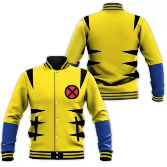 X-Men Wolverine Baseball Jacket