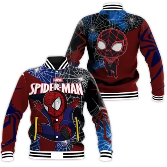 Spider-Man Baseball Jacket