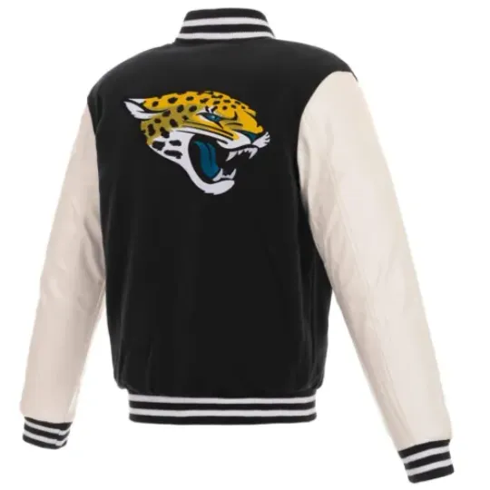 Jacksonville Jaguars Letterman Black Varsity Jacket