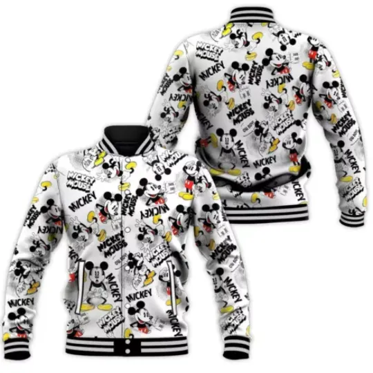 Mickey Mouse Disney Baseball Jacket