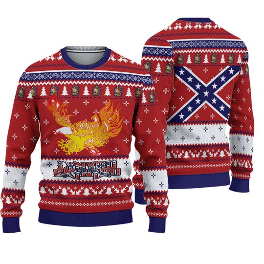 Lynyrd Skynyrd Rock Band Christmas Ugly Sweater