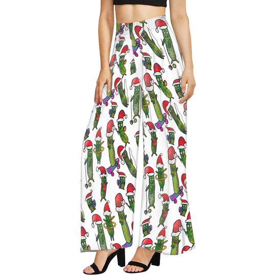 Christmas Pickles Women's Pajama Pants // Family Matching Christmas Pajamas