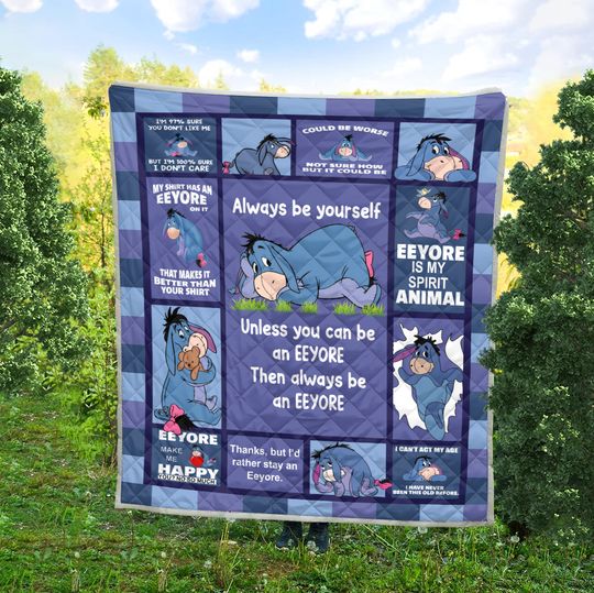 Discover Eeyore Quilt, Eeyore Disney Fleece Blanket