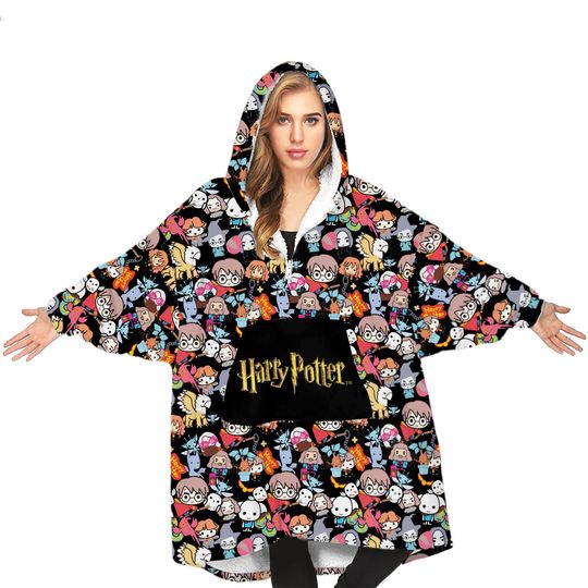 Harry Potter Oversized Blanket Hoodie for Women Men