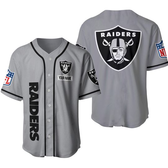 Discover Personalized Raiders Baseball Sport Team Baseball Jersey Shirt