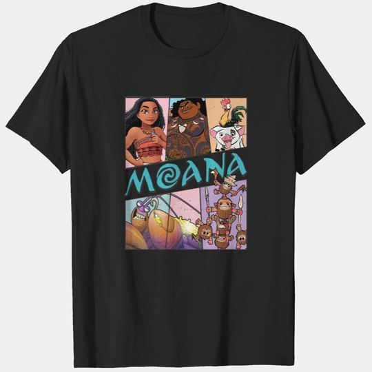 Vintage Moana Shirt, Disney Princess Shirt, Moana Characters Shirt