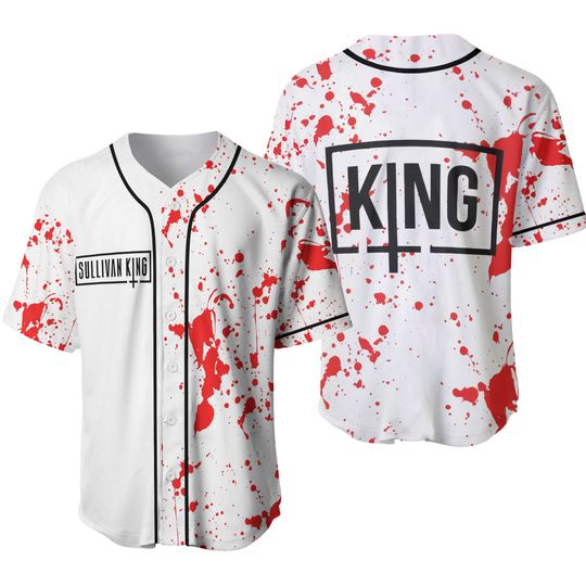 Sullivan King Blood Splatter Baseball Jersey