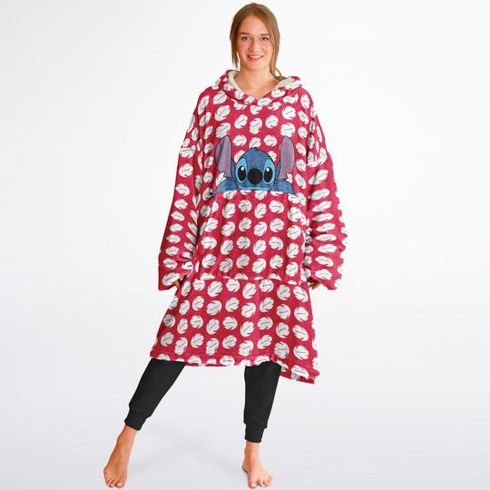 Lilo and Stitch Blanket Hoodie Disney Cartoon Lilo