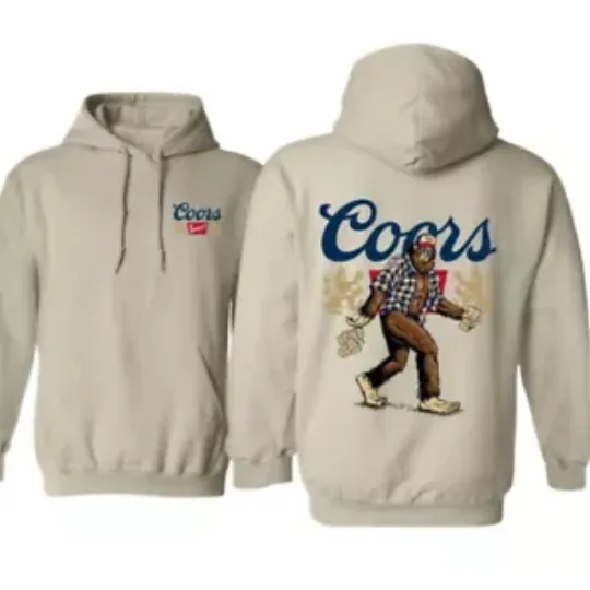 CCOORS Banquet Hoodie - Playful Bigfoot Design for Men – Perfect for Adventurers