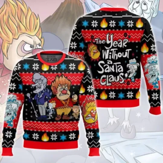 Heat Miser Snow Miser – The Year Without Santa Claus Ugly Sweater
