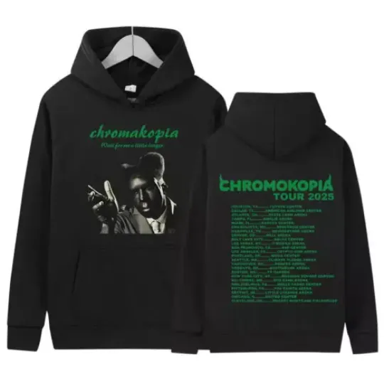 Rapper Tyler The Creator Chromakopia Tour 2025 Hoodie