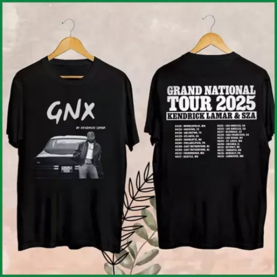 Grand National Tour T-Shirt, Kendrick Lamar Tour 2025 Fan Shirt