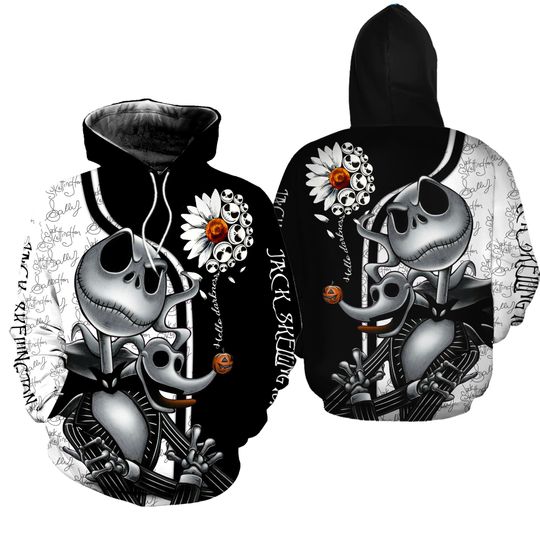 Discover Jack Skellington Disney Yoga Hoodie Leggings