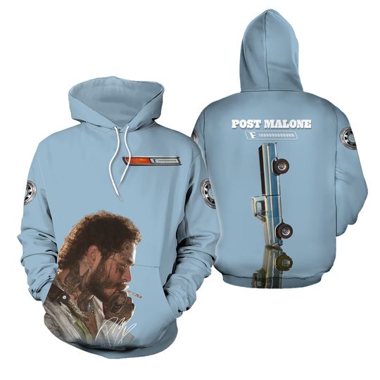 Post Malone F 1 Trillion 2024 Tour Fan Celebration 3D Hoodie