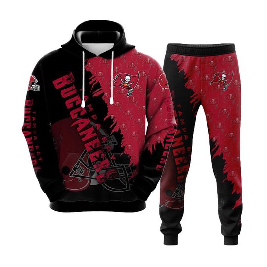 Tampa Bay Buccaneers Mens Hoodie Joggers Sets
