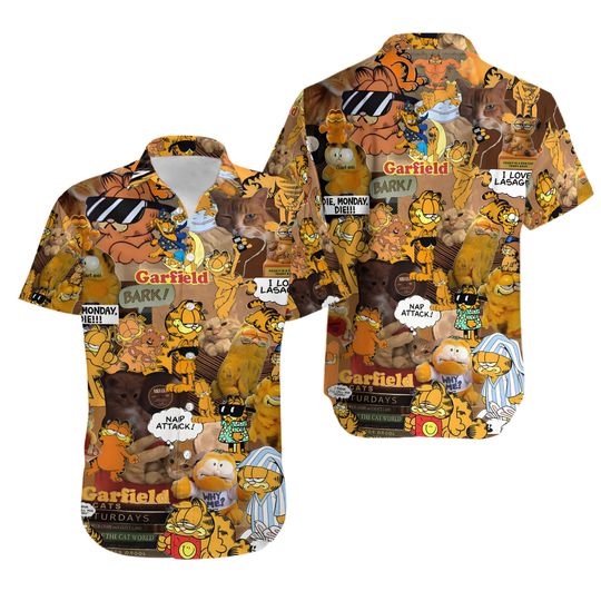Garfield Hawaiian Shirt