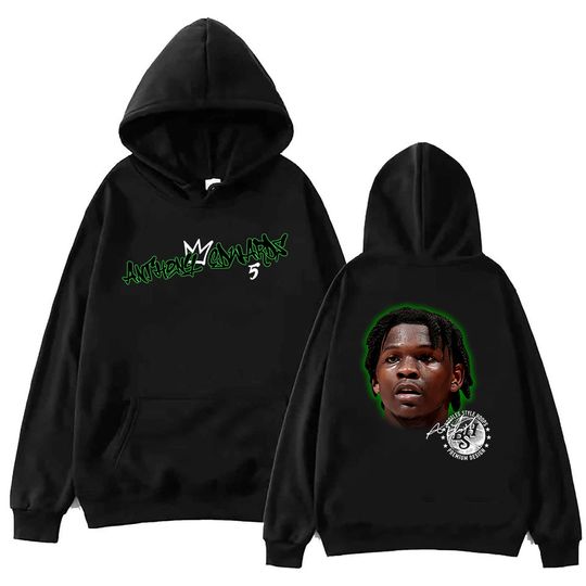 Anthony Edwards Hooded Sweatshirt Gift for Minnesota Basketball