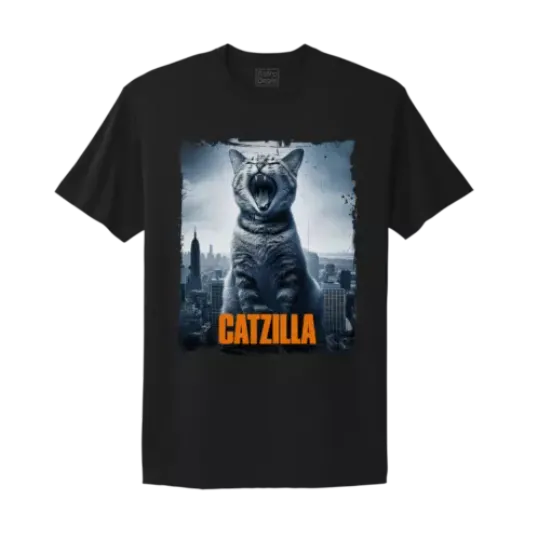 Catzilla Funny Kitty Cat Animal Lover Gift T-shirt