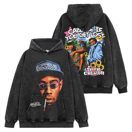 Tyler The Creator Call Me If You Get Lost Vintage Graphic Hoodie