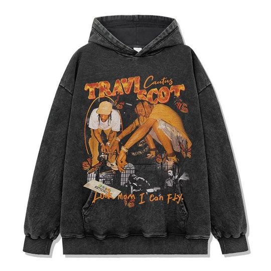 Travis Look Mom I Can Fly Hoodie