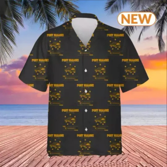 Post Malone F-1 Trillion Album Hawaiian Shirt