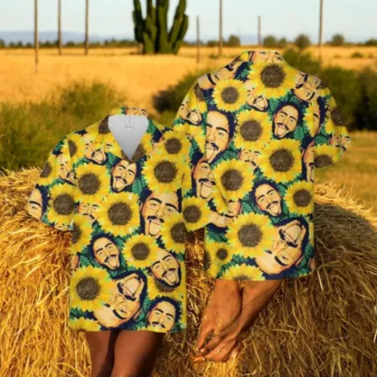 Sunflower Post Malone Hawaiian Shirt