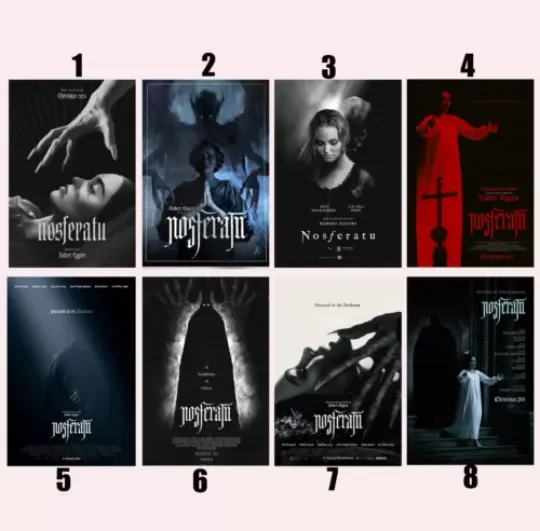 Custom Nosferatu 2024 Movie Poster