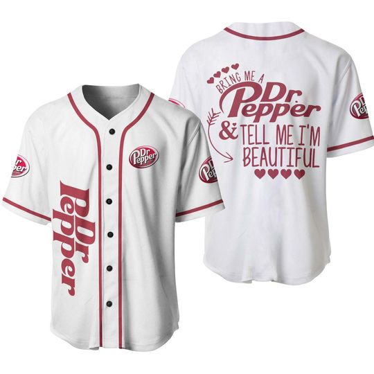 Dr Pepper Baseball Shirt, Dr Pepper Jersey Shirt, Dr Pepper Jersey, I Love Dr Pepper Tshirt, Diet Dr Pepper Shirt, Athletic Jersey