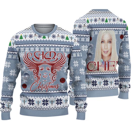 Cher Christmas Ugly Sweater