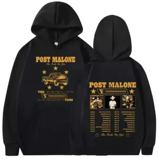 Post Malone Tour Album Hoodie For Fans Double-Sided All Size