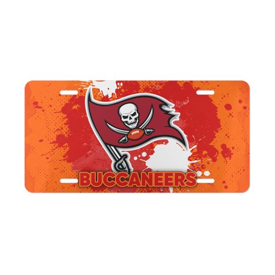 Tampa Bay Buccaneers Vanity License Plate for Football fan