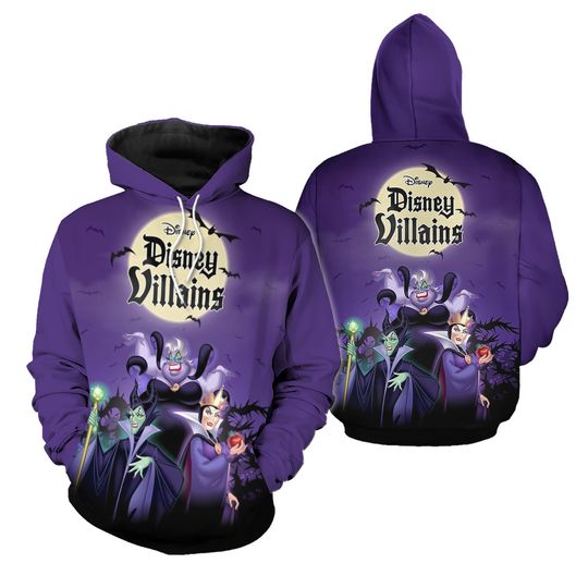 Christmas Disney Villains Hoodie, Maleficent Hoodie