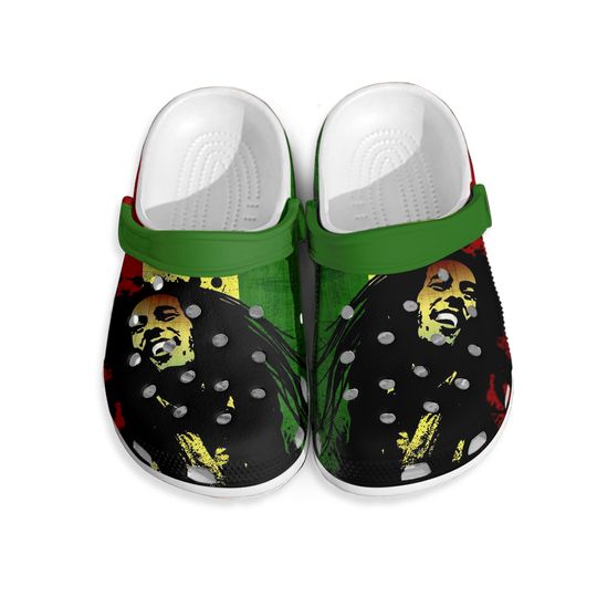 Rapper Bob Marley Clogs Shoes