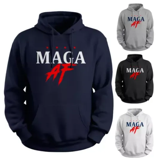 MAGA AF Presidential Victory Win Donald Trump for President  Hoodie