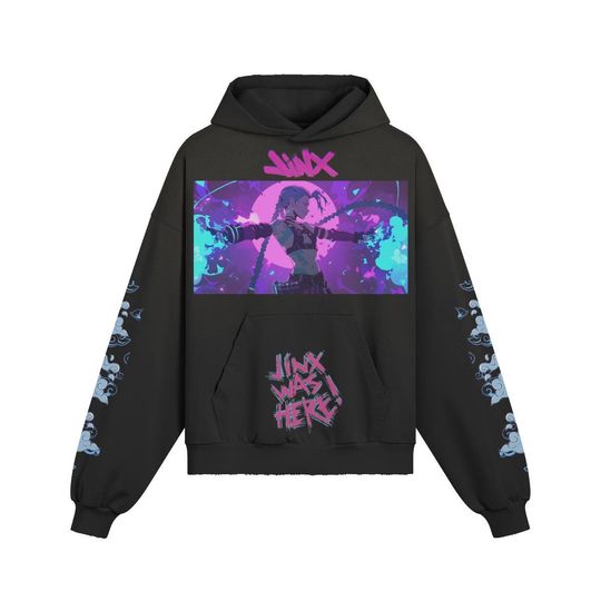 Jinx Arcane 3D Hoodie,Gift for Arcane Fans