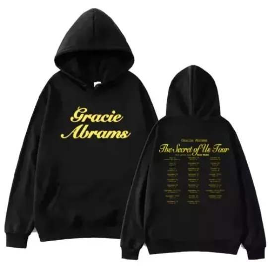 Double Sided hoodie,Gracie Abrams The Secret of Us Tour 2024 Hoodie