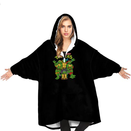 Teenage Mutant Ninja Turtles Mens Wearable Blanket Hoodie