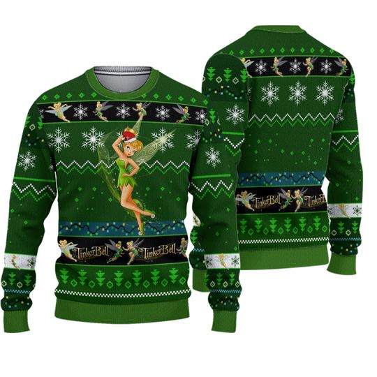 Christmas Tinker Bell Christmas Sweater, Tinker Bell Shirt, Disney Christmas Shirt, Christmas Sweater Funny, Tinker Bell Ugly Sweater