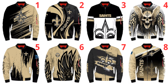New Orleans Saints Men's Bomber Jacket