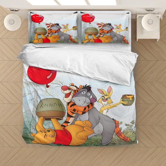 We Are Never Too Old For Winnie The Pooh Movie Characters Bedding Set