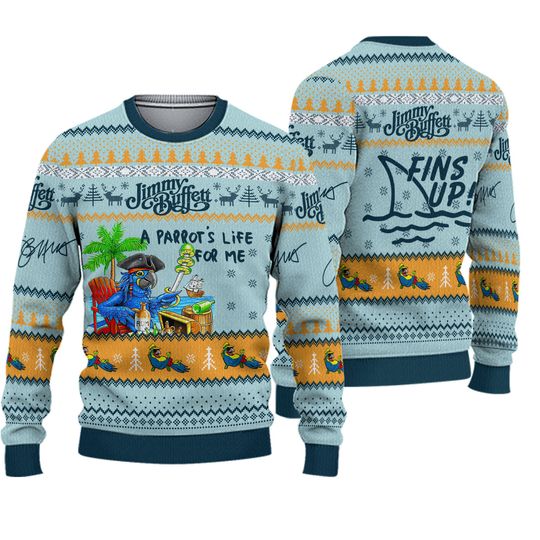 Jimmy Buffett Ugly Christmas Sweater