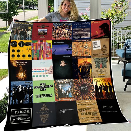 The Tragically Hip Quilt Blanket, Gift For Fans