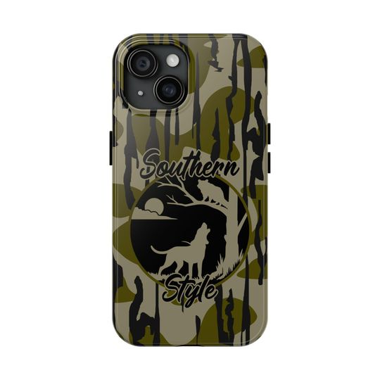 Bottomland Camo "Southern Style" Raccoon Hunting Tough Phone Case