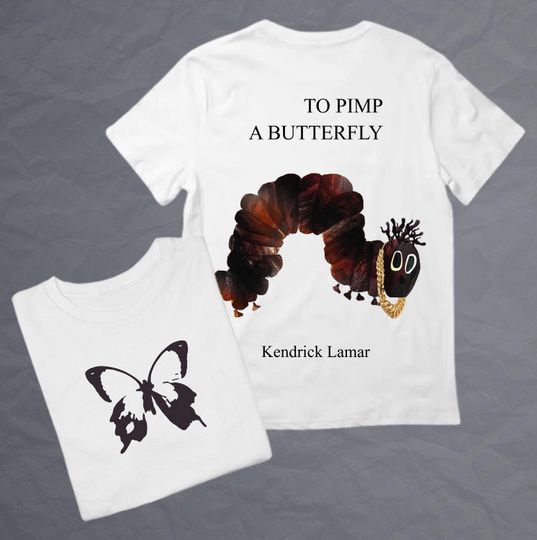 Kendrick Lamar Limited To Pimp a Butterfly Double Sided T Shirt
