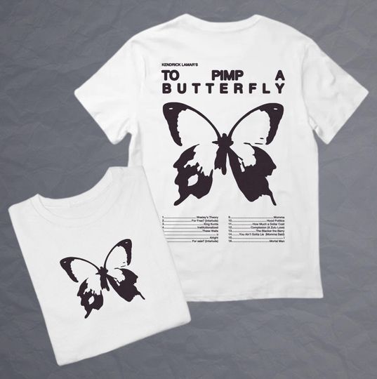 Kendrick Lamar To Pimp a Butterfly Double Sided T Shirt