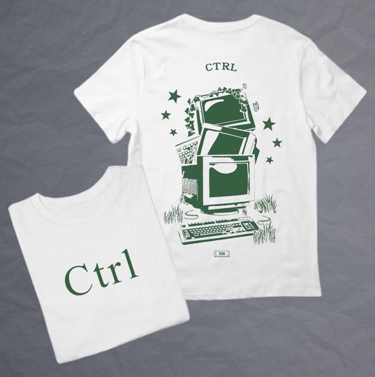Discover SZA- CTRL  sza Graphic Double Sided T Shirt