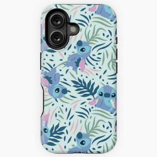 Cute Stitch Seamless Pattern iPhone Case