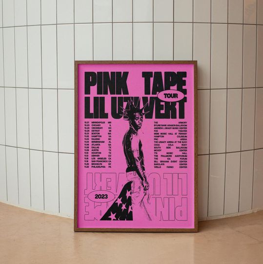 Lil Uzi Vert - Pink Tape Album Poster