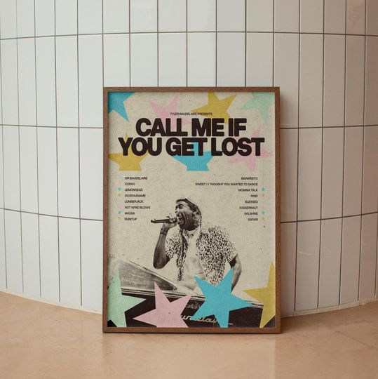 Call Me If You Get Lost Poster The Creator  Album Cover Poster